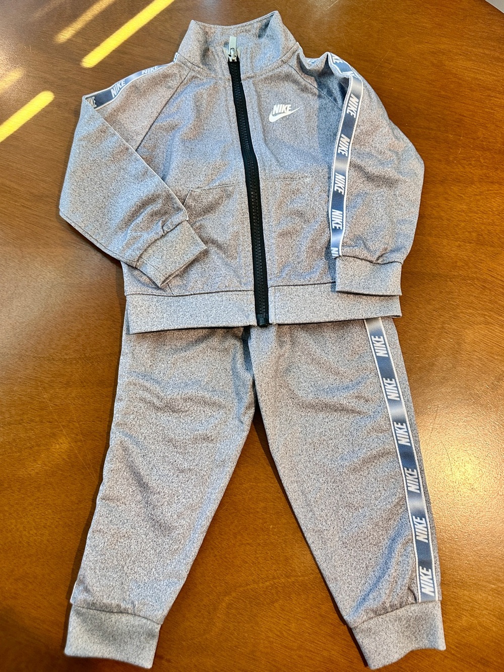Nike Kids Gray Track Sweatpants & Jacket Set